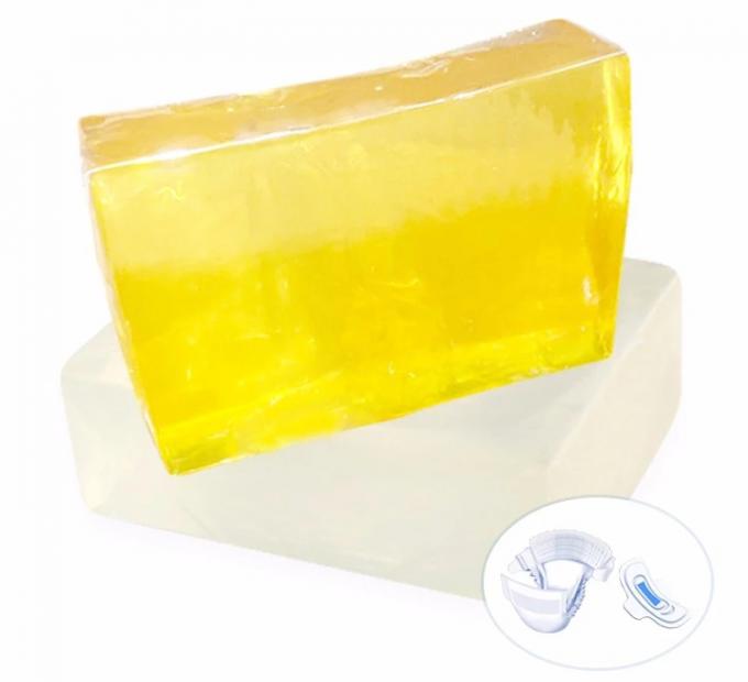 Solid Shape Sanitary Napkin Use Pressure Sensitive Adhesive Glue 80 - 90 ℃ Soft Point 2
