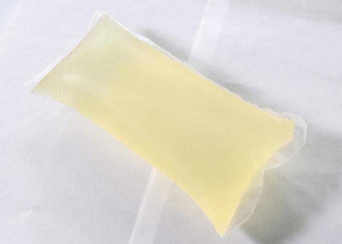 Surgical Gown Hot Melt PSA For Medical Non Woven Fabrics with clear transparent color and light yellow color 0