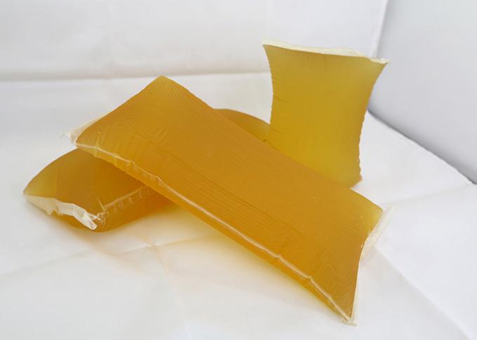 Solid Blocks Rubber Based Hot Melt PSA For Supermarket Price Paper Labeling 0