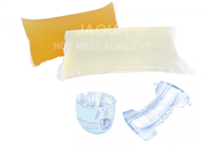 Synthetic Resin Rubber Diaper Sanitary Napkins Psa Glue with transparent color 0