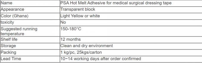 High Bonding Hot Melt Adhesive Glue For Surgical Dressing 0