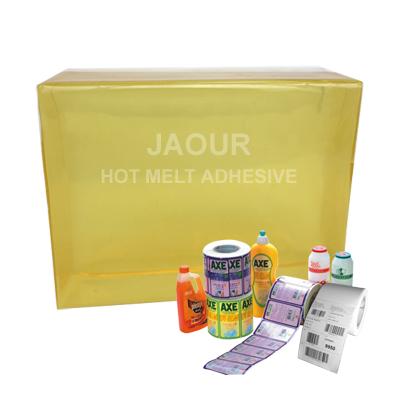 High Tack Hot Mlet Adhesive For Paper Labels Applied On Glass, Plastic Or Metal Surface 0