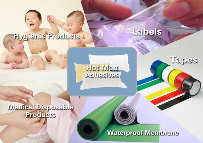 Baby Diaper PSA Hot Melt Adhesive, Construction adhesive, Wing Dot Hot Melt Material 0