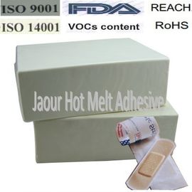 Skin Care Hot Melt Adhesive For Industry Tapes 100% Solid Block Milky White Color