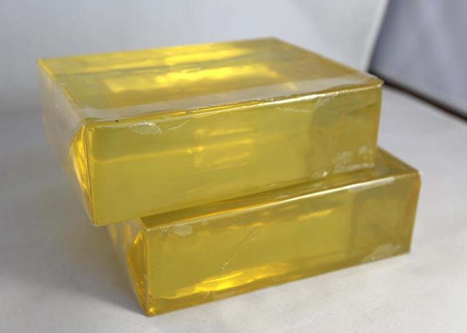 Yellow Transparent Synthetic Rubber Adhesive For Industry Tapes 0